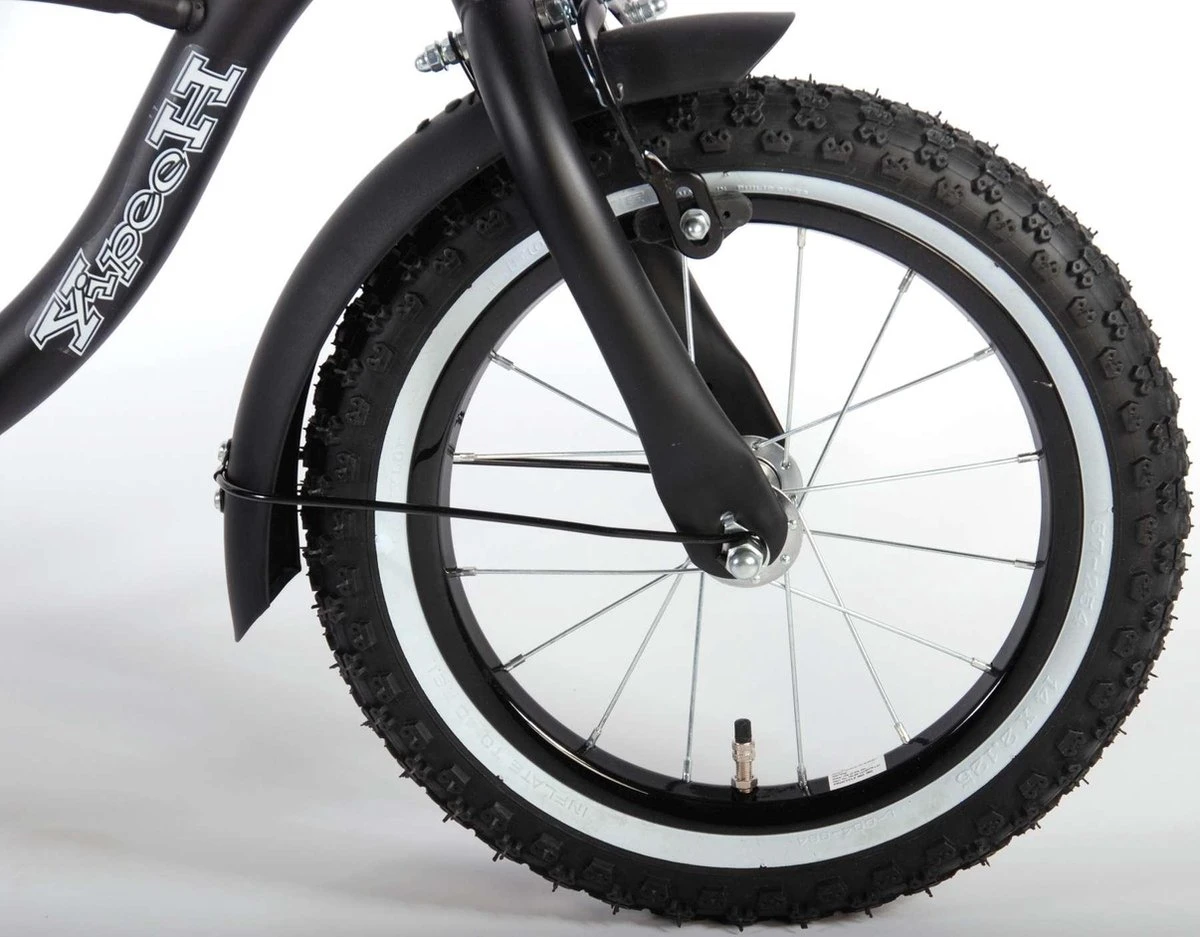 Volare Black Cruiser Kinderfiets - Jongens - 14 Inch - Zwart - 95% Afgemonteerd 8 Volare Black Cruiser Kinderfiets - Jongens - 14 Inch - Zwart - 95% Afgemonteerd - Afbeelding 8