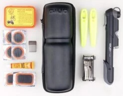Giyo - Fiets Reparatieset - Bidon - Fietsaccessoires Bandenplakset Met Fietspomp En Multitool In Luxe Opberghoes - Fiets Gereedschap - Reparatie