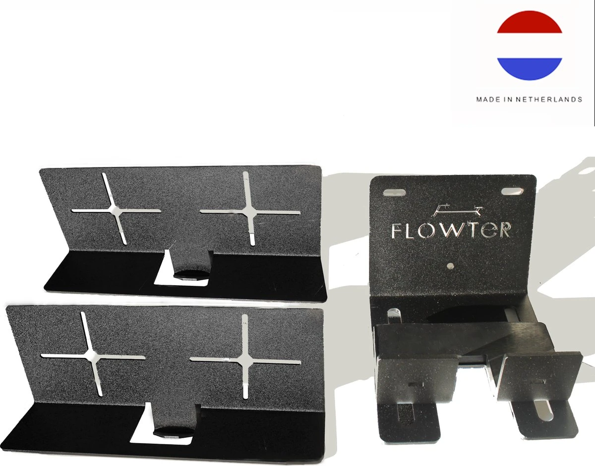 Flowter® Trapper Hanger - Fiets Ophangsysteem Aan De Trapper - Fiets Ophangbeugel - Universele Fiets Muurbeugel - Fietsbeugel Met Gratis Wieldragers+ 1 Flowter® Trapper Hanger - Fiets Ophangsysteem Aan De Trapper - Fiets Ophangbeugel - Universele Fiets Muurbeugel - Fietsbeugel Met Gratis Wieldragers+