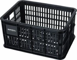 Basil Fietskrat S - Klein - 17.5 Liter - Wit -Fietsen Kortingswinkel 1200x944