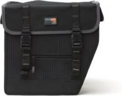 New Looxs Basic Superior Midi Dubbele Fietstas - 27 Liter - Zwart -Fietsen Kortingswinkel 1200x953