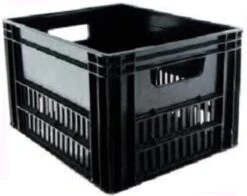 VWP Fietskrat - Kunststof - 40 Liter - Zwart -Fietsen Kortingswinkel 1200x954 2