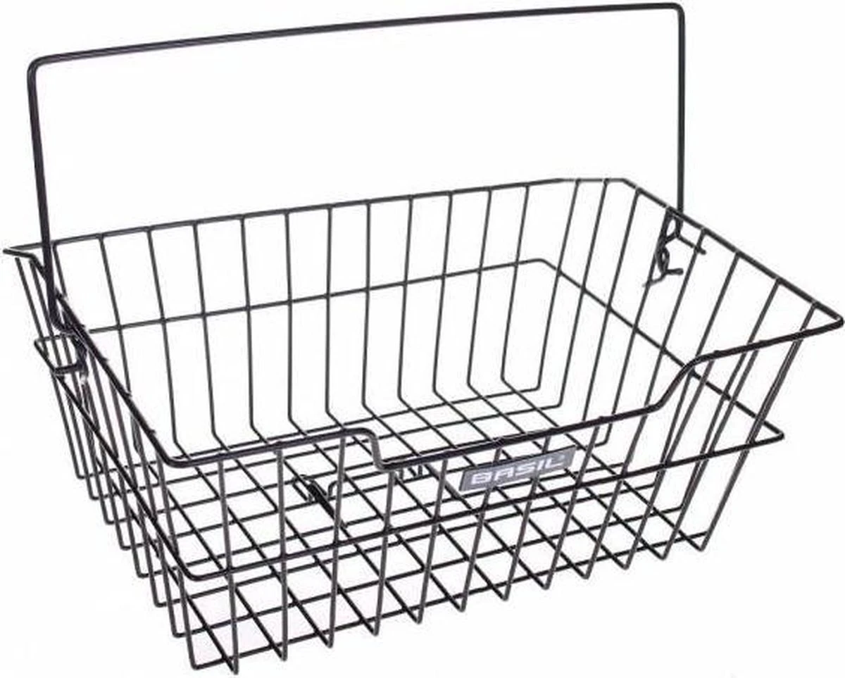 Basil Cairo Fietsmand - Achter - Staal - Zwart 2 Basil Cairo Fietsmand - Achter - Staal - Zwart - Afbeelding 2