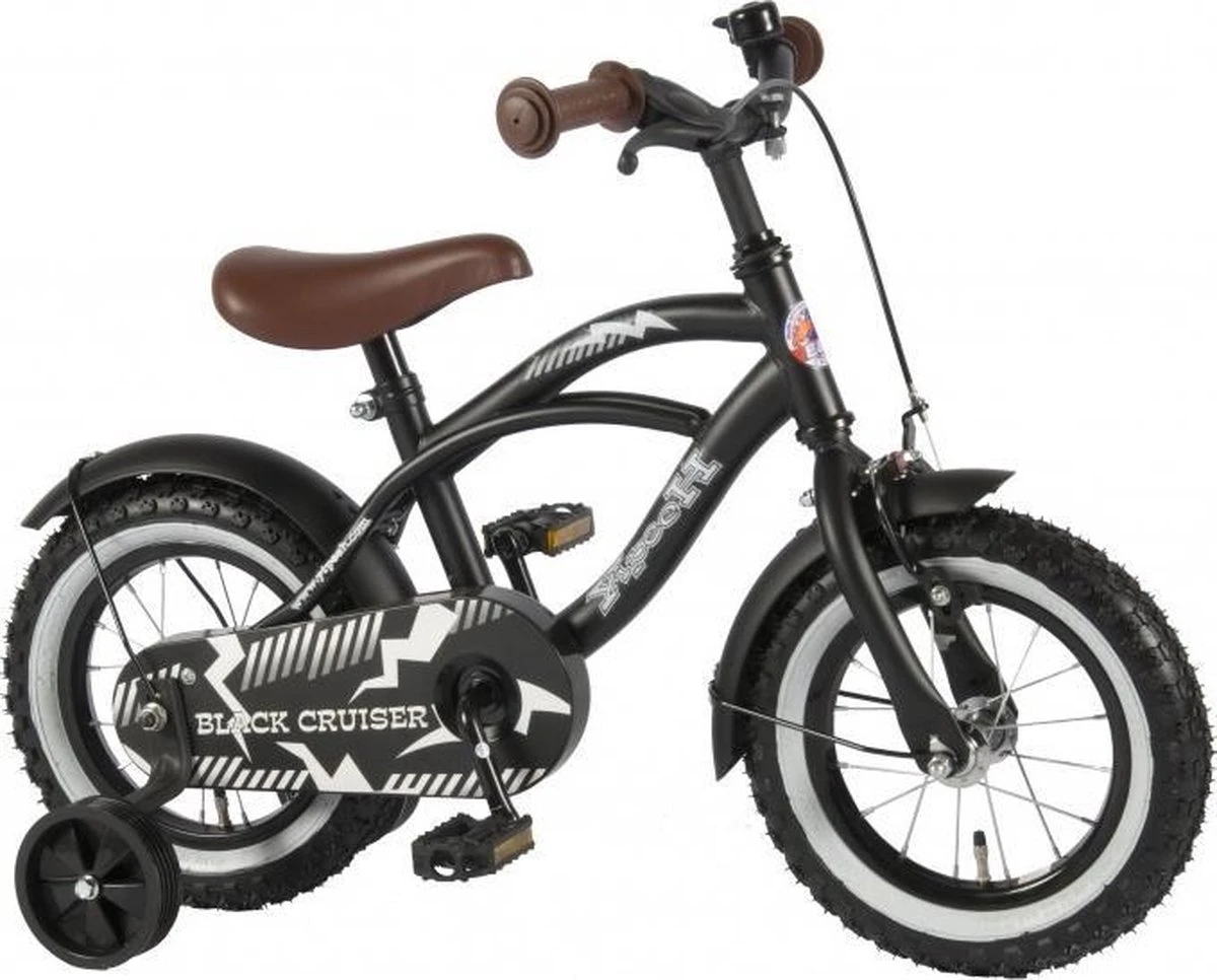 Volare Black Cruiser Kinderfiets - Jongens - 14 Inch - Zwart - 95% Afgemonteerd 2 Volare Black Cruiser Kinderfiets - Jongens - 14 Inch - Zwart - 95% Afgemonteerd - Afbeelding 2