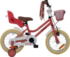 2Cycle Paris Meisjesfiets - 14 Inch - Roze-Wit - Met Poppenzitje - Meisjesfiets -Fietsen Kortingswinkel 1200x966 7