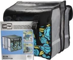 Lastpak Waterafstotende Dubbele Fietstas Met Bloemmotief – 35 Liter -Fietsen Kortingswinkel 1200x987 3