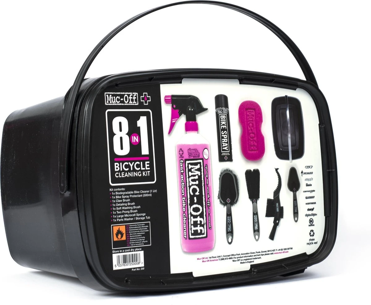 Muc-Off 8 In 1 Bicycle Cleaning Kit Reinigingspakket 3 Muc-Off 8 In 1 Bicycle Cleaning Kit Reinigingspakket - Afbeelding 3