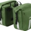 Dutch Mountains Dubbele Fietstas 46 Ltr | 100% Waterdichte Fietstas | Rolltop Sluiting | Reflectoren | Groen