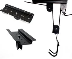 Merkloos Decopatent® Fietslift Ophangsysteem - Ophangen Fiets Aan Plafond - Fietstakel - Fietshaak - Dubbele Fietsophangsysteem Met Katrol -Fietsen Kortingswinkel 1200x990 1