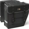 New Looxs Basic Superior Midi Dubbele Fietstas - 27 Liter - Zwart