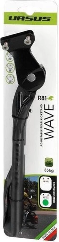 Achterstandaard Ursus Wave Met 40 Mm Plaat - Zwart 10 Achterstandaard Ursus Wave Met 40 Mm Plaat - Zwart -Fietsen Kortingswinkel 296x1200