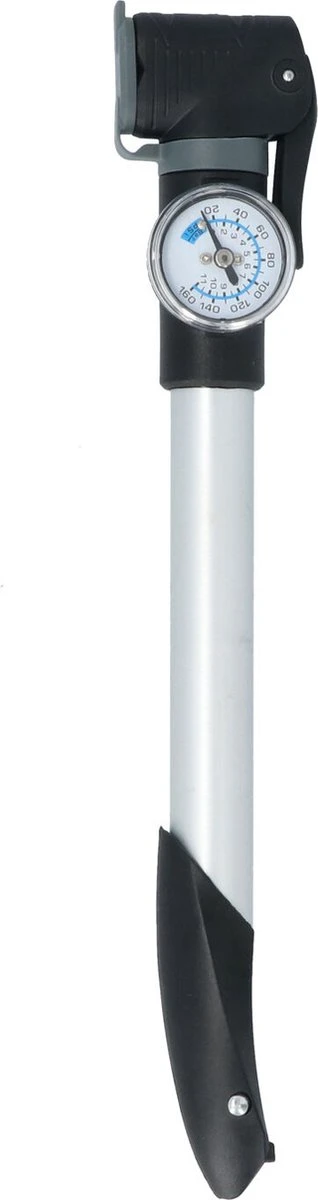 Dresco Mini Pomp Met Manometer 29,6cm - Fietspomp 4 Dresco Mini Pomp Met Manometer 29,6cm - Fietspomp - Afbeelding 4