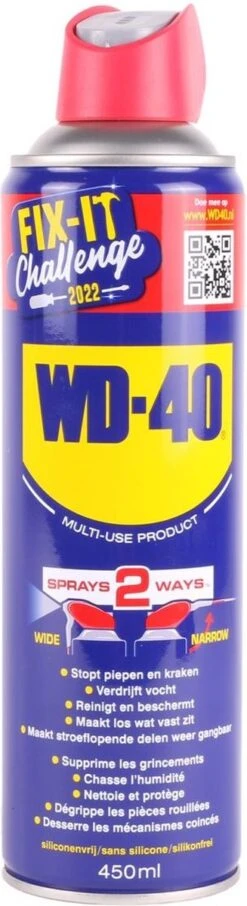 WD-40® Smart Straw® Multi-Use Product - 450ml - Multispray - Smeermiddel, Ontvetter En Anti-Corrosie -Fietsen Kortingswinkel 327x1200