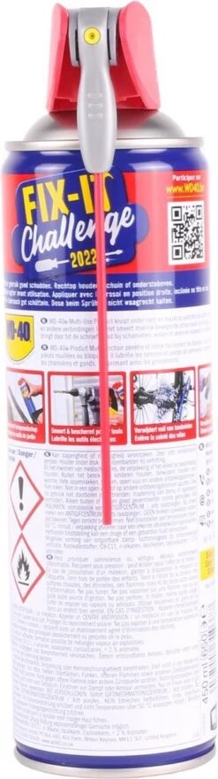 WD-40® Smart Straw® Multi-Use Product - 450ml - Multispray - Smeermiddel, Ontvetter En Anti-Corrosie -Fietsen Kortingswinkel 337x1200