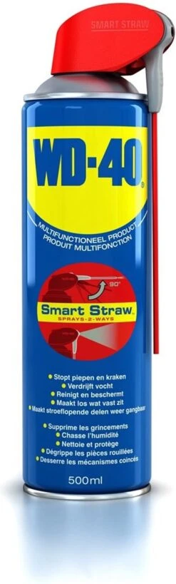 WD-40® Smart Straw® Multi-Use Product - 450ml - Multispray - Smeermiddel, Ontvetter En Anti-Corrosie -Fietsen Kortingswinkel 362x1200