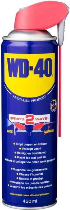WD-40® Smart Straw® Multi-Use Product - 450ml - Multispray - Smeermiddel, Ontvetter En Anti-Corrosie -Fietsen Kortingswinkel 401x1200