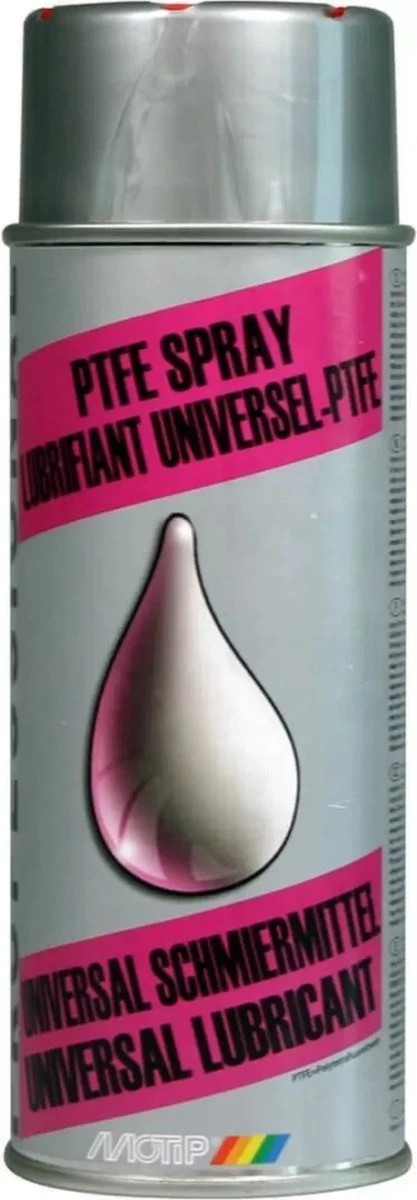 Motip PTFE Teflonspray - 400 Ml. 1 Motip PTFE Teflonspray - 400 Ml.