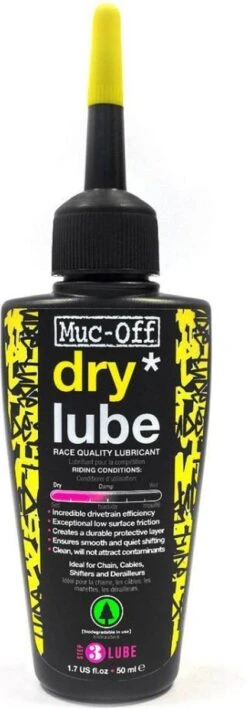 Muc-Off Kettingolie Dry Lube 50ml -Fietsen Kortingswinkel 418x1200
