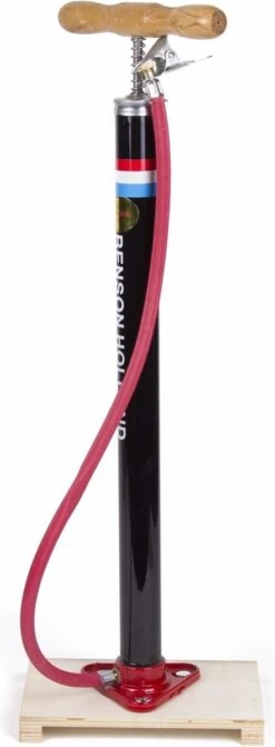 Benson Nederlandse Klassieke Fietspomp - Houten Voetplaat - Max Druk 3 Bar -Fietsen Kortingswinkel 442x1200 3