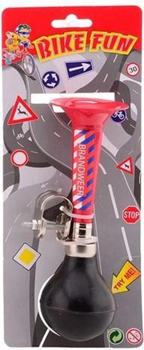 Fietstoeter Bikefun Metaal Brandweer / Politie 2 Fietstoeter Bikefun Metaal Brandweer / Politie - Afbeelding 2