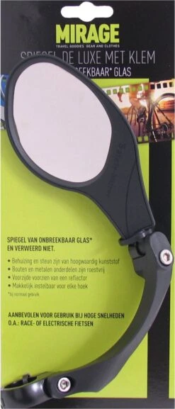 Mirage Fietsspiegel - Verstelbaar - Stuurbevestiging 22.2 Mm - Zwart 22 Mirage Fietsspiegel - Verstelbaar - Stuurbevestiging 22.2 Mm - Zwart -Fietsen Kortingswinkel 514x1200