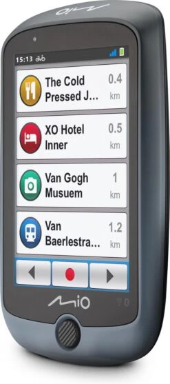 Mio Cyclo Discover Connect Fiets-Navigatie Antraciet/Zwart -Fietsen Kortingswinkel 532x1200 2