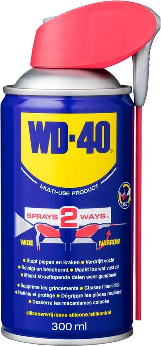 WD-40® Smart Straw® Multi-Use Product - 300ml - Multispray - Smeermiddel, Ontvetter En Anti-Corrosie 8 WD-40® Smart Straw® Multi-Use Product - 300ml - Multispray - Smeermiddel, Ontvetter En Anti-Corrosie - Afbeelding 8