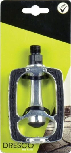 Dresco - Fietspedalen - E-bike - Chroom/Zwart -Fietsen Kortingswinkel 559x1200 1