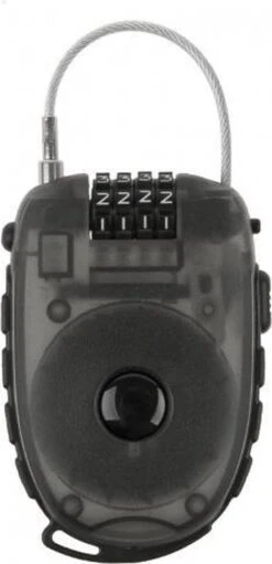 Kabelslot Met Oprolbare Staalkabel M-Wave Lock 'n Roll - 90 Cm X 2,4 Mm (op M-wave Kaart) -Fietsen Kortingswinkel 580x1200