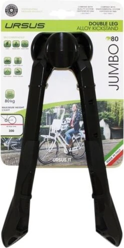 Middenstandaard Ursus Jumbo 2-poot 30cm - Zwart -Fietsen Kortingswinkel 600x1200 5