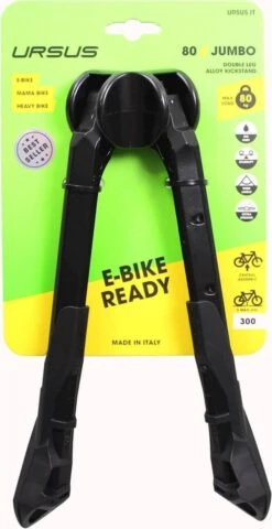 Middenstandaard Ursus Jumbo 2-poot 30cm - Zwart -Fietsen Kortingswinkel 617x1200 1