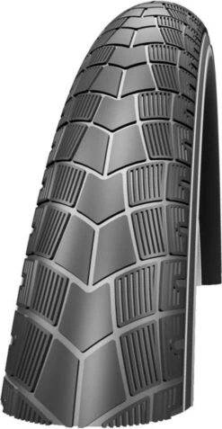 Schwalbe Buitenband - Big Apple K-Guard - 28 Inch X 2.00 - Zwart Reflecterend -Fietsen Kortingswinkel 622x1200