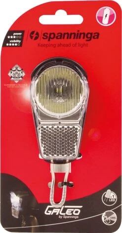 Spanninga Galeo Fiets Koplamp - 4 Lux - Batterij -Fietsen Kortingswinkel 627x1200