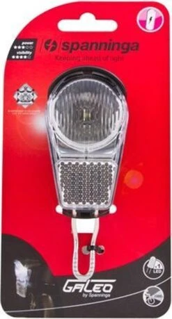 Spanninga Galeo Fiets Koplamp - 4 Lux - Batterij -Fietsen Kortingswinkel 646x1200