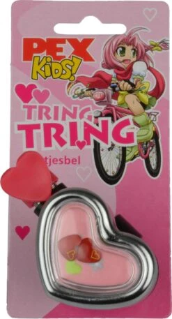 Fietsbel PexKids Mila Tring-Tring - Roze -Fietsen Kortingswinkel 648x1200 2