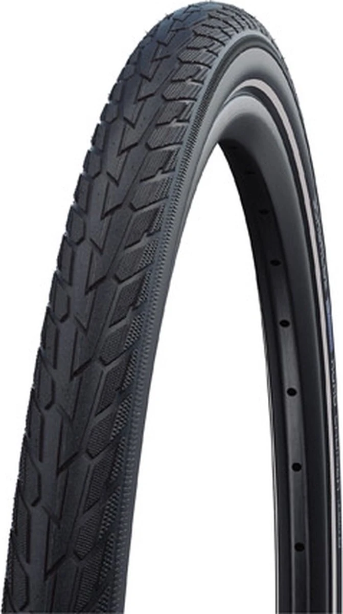 Schwalbe Buitenband - Road Cruiser - 26 Inch X 1.75 - Zwart Reflecterend 6 Schwalbe Buitenband - Road Cruiser - 26 Inch X 1.75 - Zwart Reflecterend - Afbeelding 6