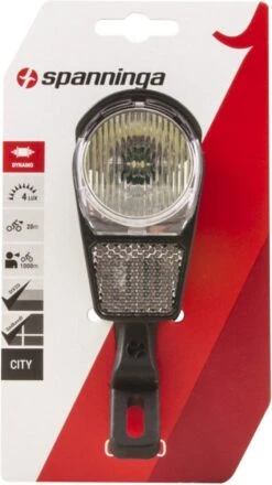 Spanninga Galeo Fiets Koplamp - 4 Lux - Batterij -Fietsen Kortingswinkel 674x1200