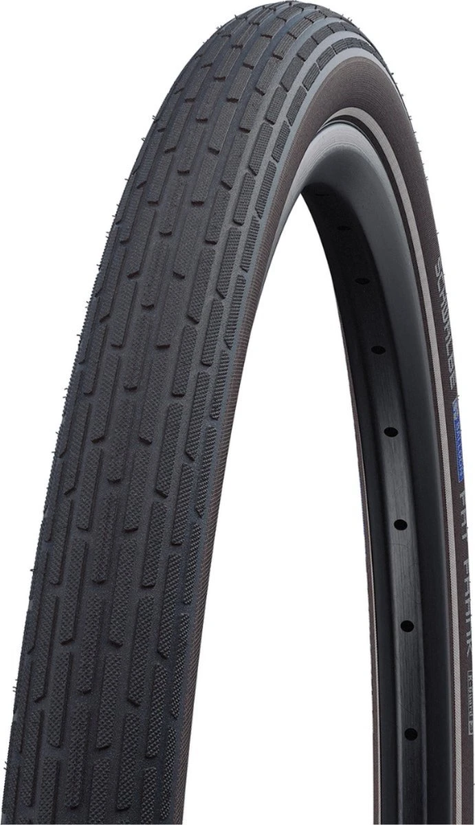 Schwalbe Buitenband - Fat Frank K-Guard - 28 Inch X 2.00 - Zwart/coffee Reflecterend 2 Schwalbe Buitenband - Fat Frank K-Guard - 28 Inch X 2.00 - Zwart/coffee Reflecterend - Afbeelding 2