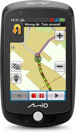 Mio Cyclo 220 Fietscomputer - Fietsnavigatie - Zwart -Fietsen Kortingswinkel 691x1200