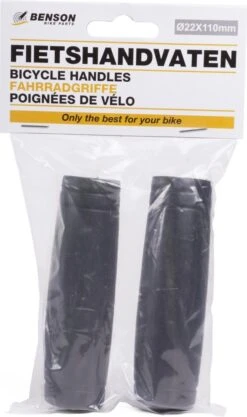 Benson Fiets Handvatten Rubber - Zwart - 22x110mm -Fietsen Kortingswinkel 710x1200 1