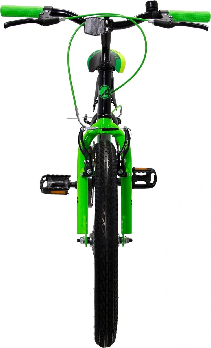 Amigo Wild - Mountainbike 20 Inch - Voor Jongens En Meisjes - Zwart/Groen 7 Amigo Wild - Mountainbike 20 Inch - Voor Jongens En Meisjes - Zwart/Groen - Afbeelding 7