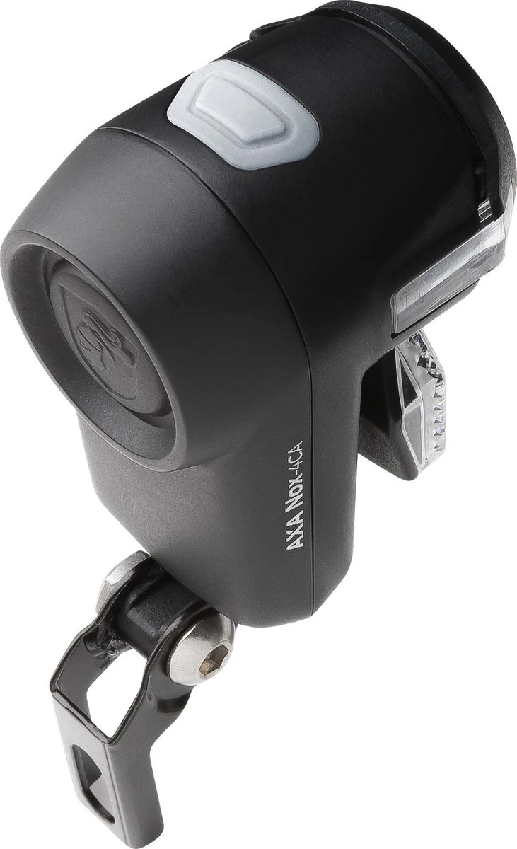 AXA Nox City 4 Lux - Fietslamp Voorlicht - LED Koplamp - Fietsverlichting Op Batterij - Auto/Off - Zwart 4 AXA Nox City 4 Lux - Fietslamp Voorlicht - LED Koplamp - Fietsverlichting Op Batterij - Auto/Off - Zwart - Afbeelding 4