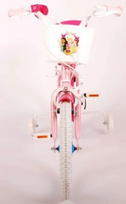 Volare Disney Princess Kinderfiets - Meisjes - 16 Inch - Roze Blauw - Twee Handremmen -Fietsen Kortingswinkel 743x1200 3