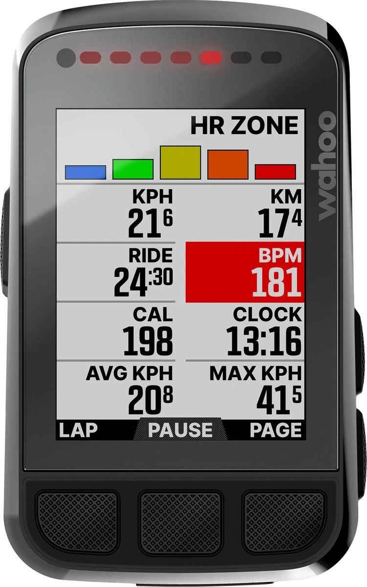 Wahoo Fitness Wahoo ELEMNT BOLT V2 GPS Fietscomputer - Zwart 1 Wahoo Fitness Wahoo ELEMNT BOLT V2 GPS Fietscomputer - Zwart