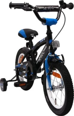 Amigo BMX Fun Jongensfiets - Kinderfiets 14 Inch - Zwart/Blauw -Fietsen Kortingswinkel 761x1200 2