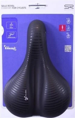 Selle Royal Avenue Moderate 8466 - Fietszadel - Gel - Zwart -Fietsen Kortingswinkel 767x1200 4
