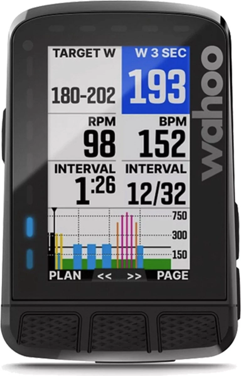 Wahoo Fitness Wahoo Elemnt Roam V2 Fietscomputer - Zwart 2 Wahoo Fitness Wahoo Elemnt Roam V2 Fietscomputer - Zwart - Afbeelding 2