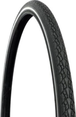 Dresco Anti-Lek Buitenband Metro Elite 28x1 5/8x 1 3/8 (37-622) Reflectie Zwart