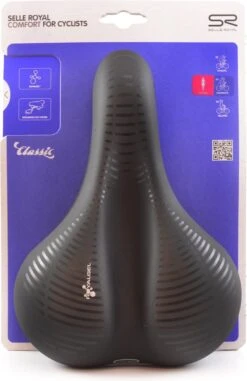 Selle Royal Avenue Moderate 8466 - Fietszadel - Gel - Zwart -Fietsen Kortingswinkel 777x1200 2