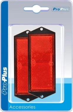 PROPLUS Pro Plus Reflector Met Schroefbevestiging - 104 X 40 Mm - Rood - 2 Stuks 21 PROPLUS Pro Plus Reflector Met Schroefbevestiging - 104 X 40 Mm - Rood - 2 Stuks -Fietsen Kortingswinkel 779x1200 3